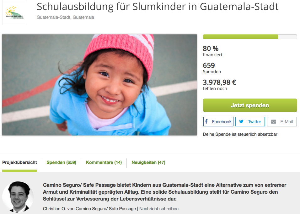 True Fabrics Fundraising projekt i Guatemala