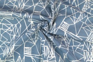 Cushion fabric - batik fabric stripes gray