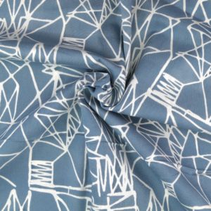 Batik fabric stripes gray