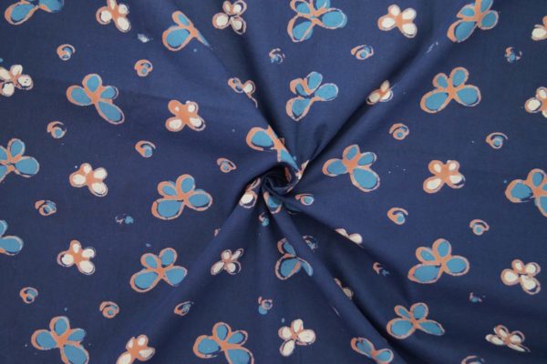 Blue batik fabric Malaysia