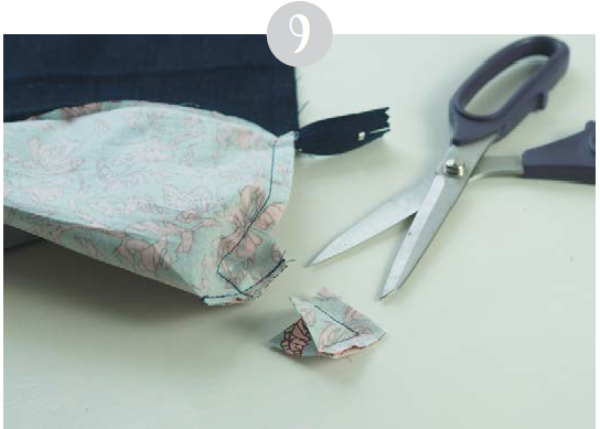 Sewing instructions Sewing bags Sew corners