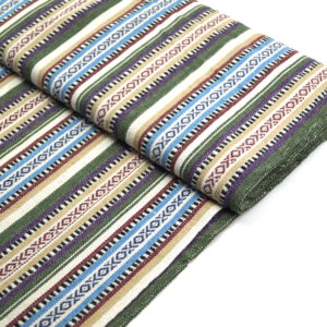 Nepal ethno weave pattern cotton fabric by the meter