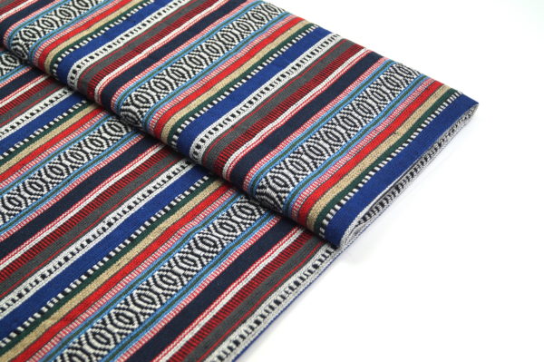 Nepalska tkanina bawełniana z etnicznym wzorem na metry