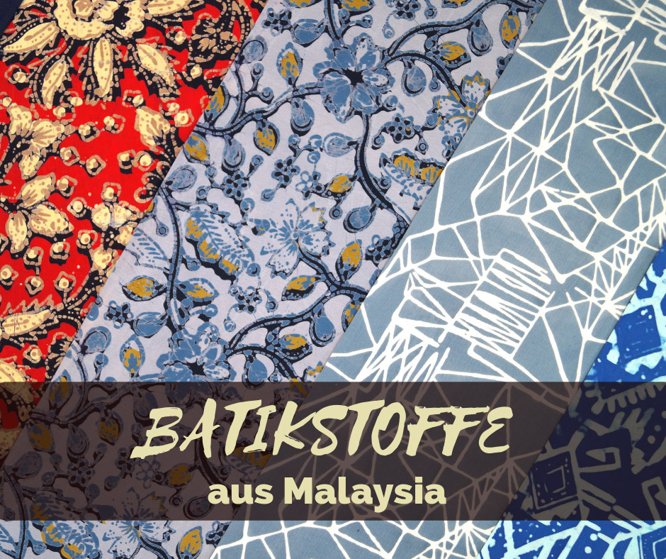 Batik stoffer fra Malaysia